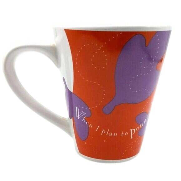 Disney Tigger Mug Pounce Blustery Days Bounce Orange Purple Leaf Autumn - Picture 3 of 8